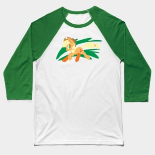 Applejack running Baseball T-Shirt